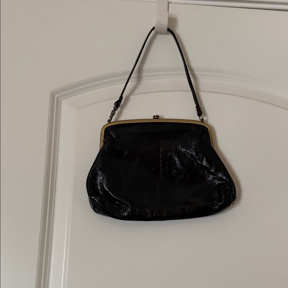 HOBO Shiny Black Clutch
